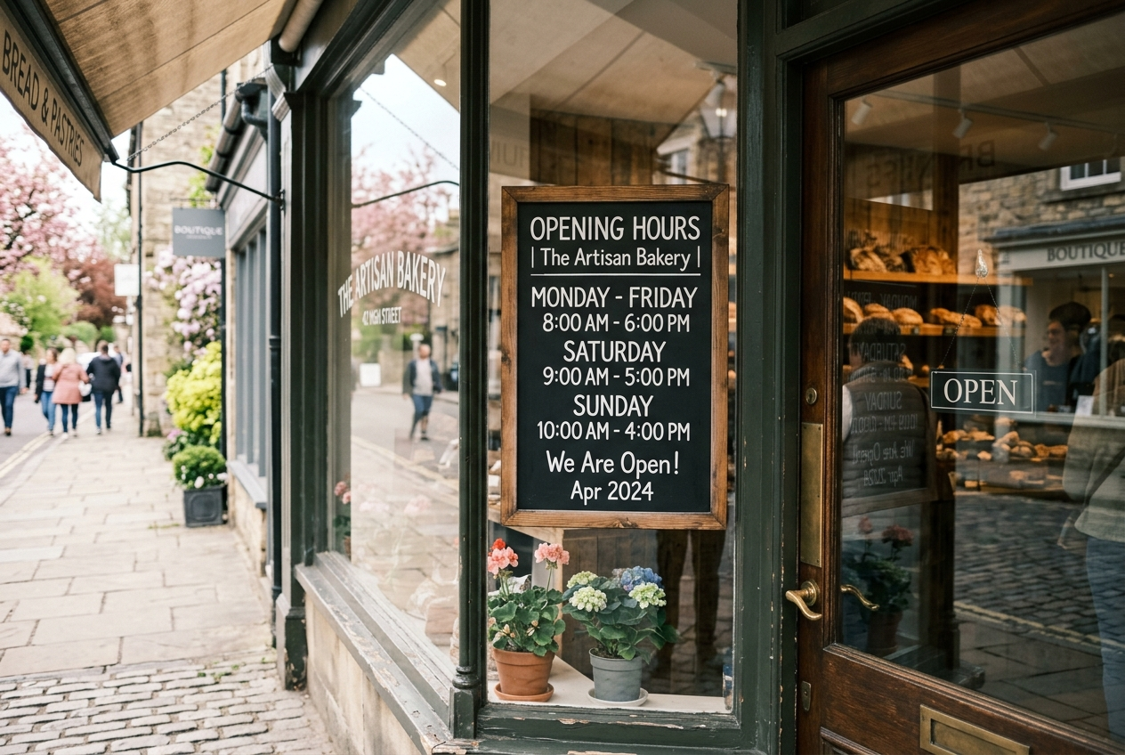 ONZE OPENINGSTIJDEN