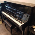 Silent piano Schimmel 120 zwart hoogglans. Origineel Yamaha Silent.  €  4790,- Verkocht