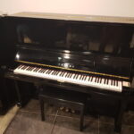 Japanse piano Yamaha U3, 131 cm. zwart hoogglans. Perfecte staat.  Verkocht